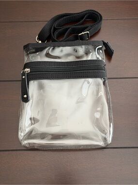 Black Clear Crossbody Bag
